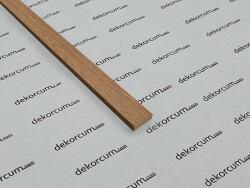2.7 cm / 8mm Ahşap Çıta Teak - DEKORCUM