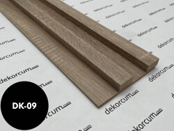 2.7cm Çift Çıtalı Ahşap Duvar Lambiri Natural Çam - DEKORCUM