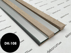 2.7cm Çıtalı Aynalı Ahşap Duvar Lambiri Natural Çam - DEKORCUM