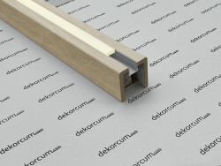 5x5 Ahşap Ledli Seperatör Ara Bölme NATURAL ÇAM - DEKORCUM