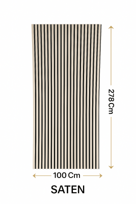 Akustik Esnek Keçeli Panel 100x278-Saten - 1