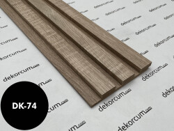 Eko 2.7cm/8mm Üç Çıtalı Ahşap Duvar Lambiri Natural Çam - DEKORCUM