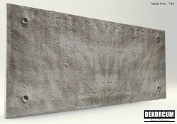 Beton Duvar Desenli Strafor Duvar Paneli - 