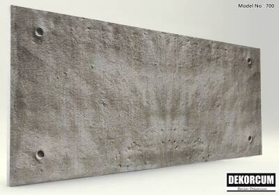 Beton Duvar Desenli Strafor Duvar Paneli - 1