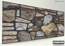 Doğubeyazıt Kayrak Taş Desenli Strafor Duvar Paneli - 