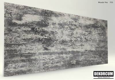 Eskitme Beton Desenli Strafor Duvar Paneli - 1