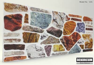 Miami Kayrak Taş Desenli Strafor Duvar Paneli - 1